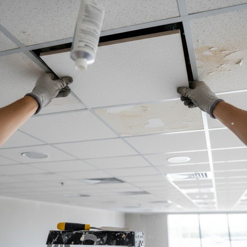Acoustic Ceiling Tiles Repair
