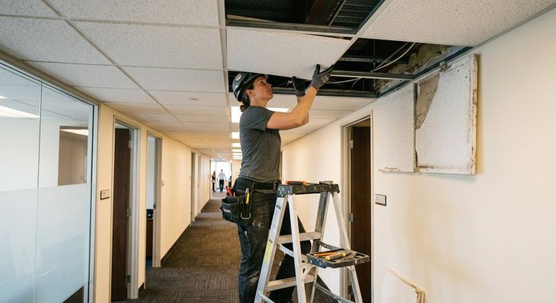 Repair Damaged Ceiling Tiles