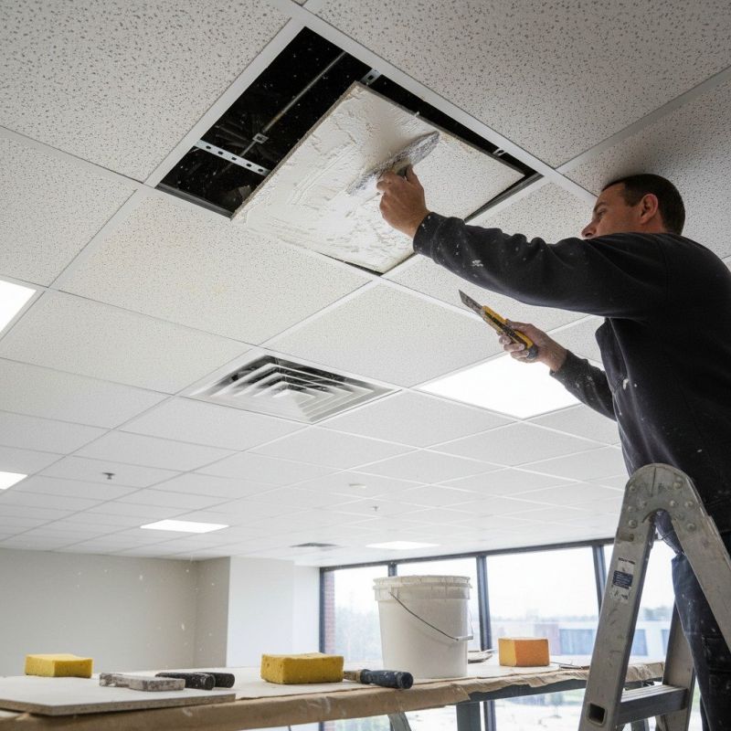 Acoustic Ceiling Tiles Repair