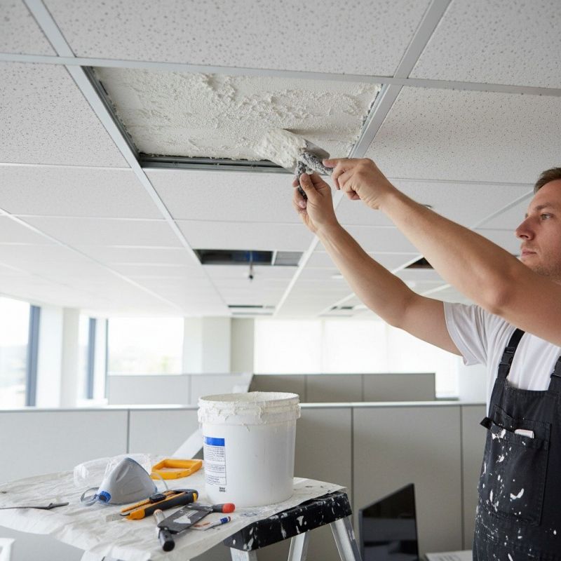 Acoustic Ceiling Tiles Repair