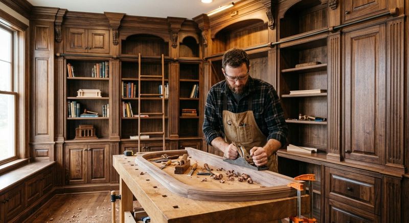 Custom Wood Features That Add Value