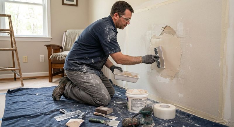 Fix Wall Damage Quickly