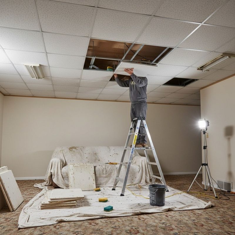 Repair Damaged Ceiling Tiles