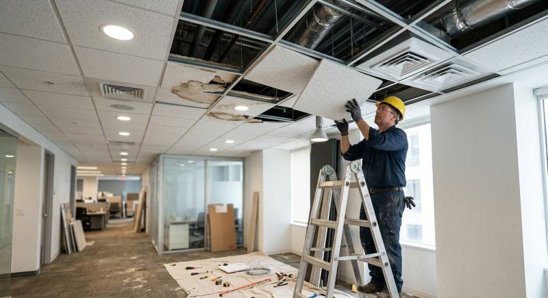 Repair Damaged Ceiling Tiles