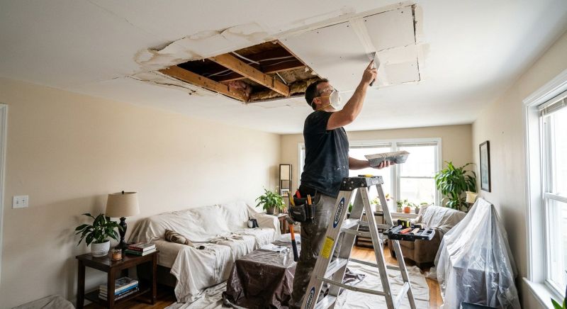 Repair Dented Drywall