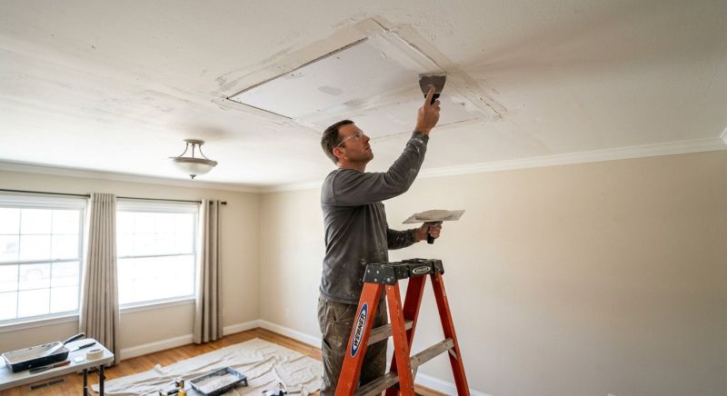Repair Dented Drywall